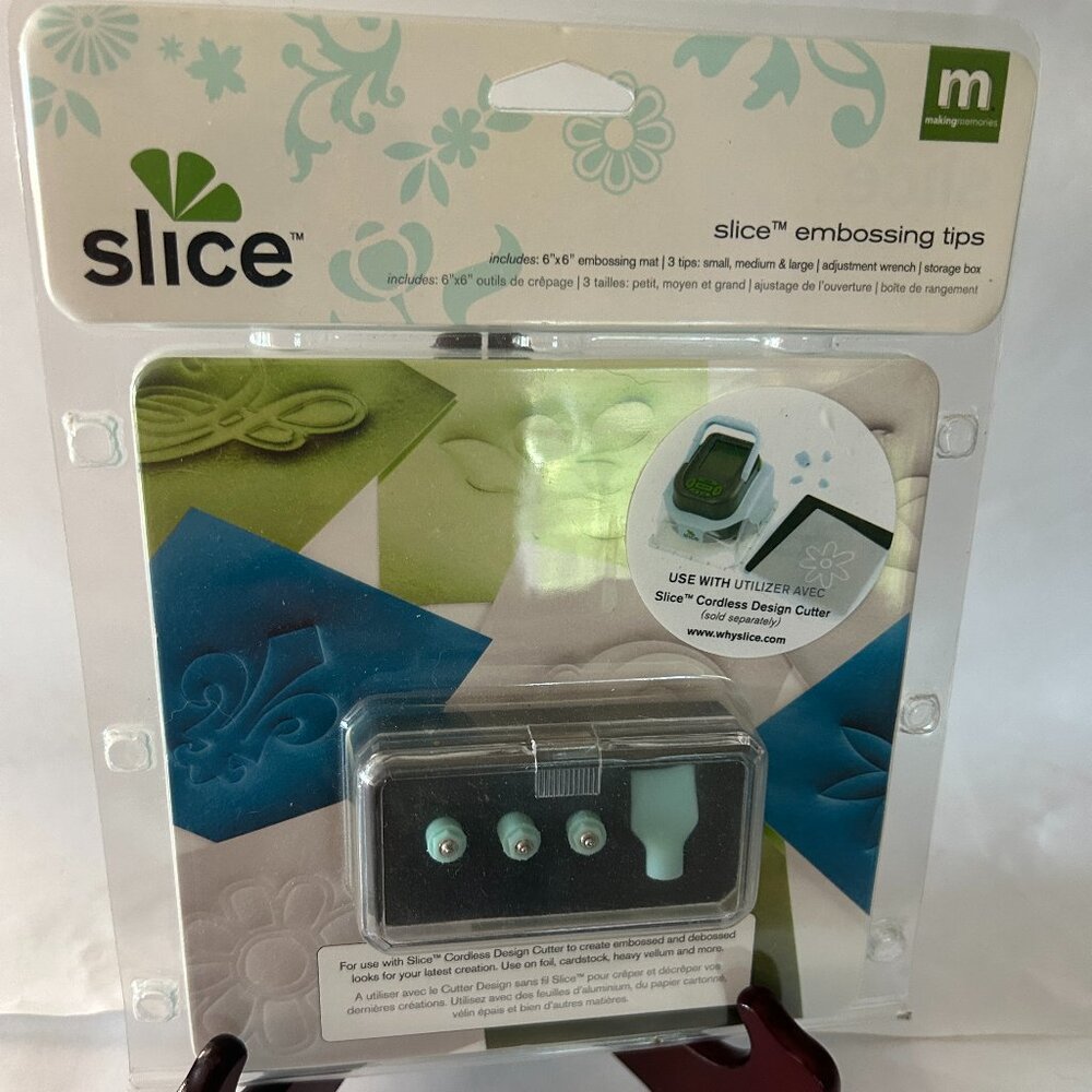 NIP Slice Embossing Tips - Model # 32254, Compatible with Slice Cordless Design